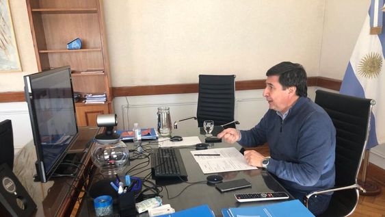 Daniel Arroyo, titular de Desarrollo Social de la Nación, mantuvo una conferencia de prensa vía Zoom con periodistas.