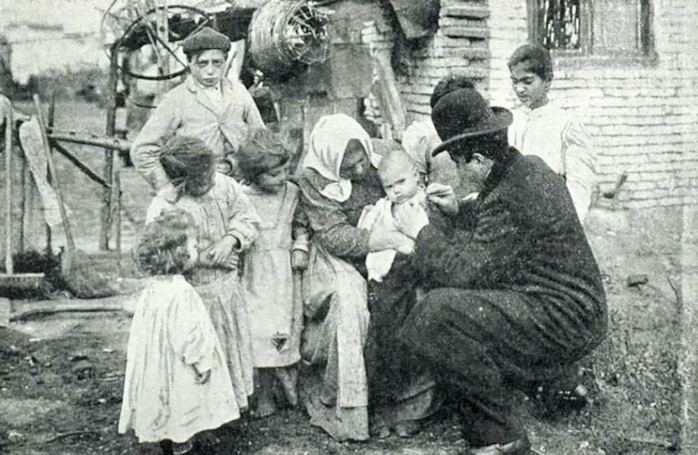 Campaña de vacunación en la Argentina 1901
