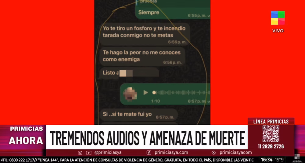 Los chats comprometen a la denunciante de Joaquín Levinton para Ayelén Paleo