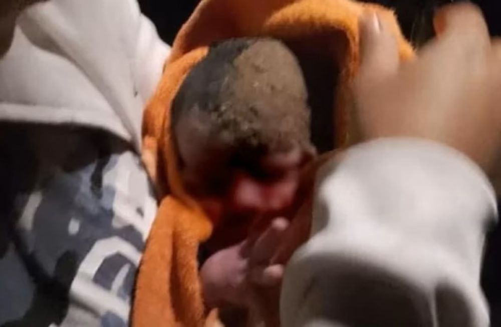 El bebé y su mamá están fuera de peligro. Foto: radio Quimunche.