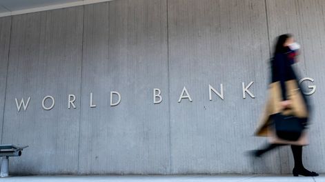 Foto de la sede del Banco Mundial, tomada en Washington el 5 de abril de 2021. (Foto AP /Andrew Harnik)