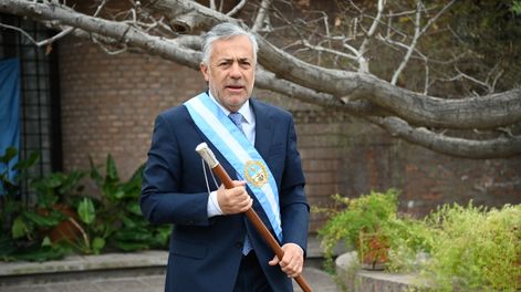 El gobernador, Alfredo Cornejo.