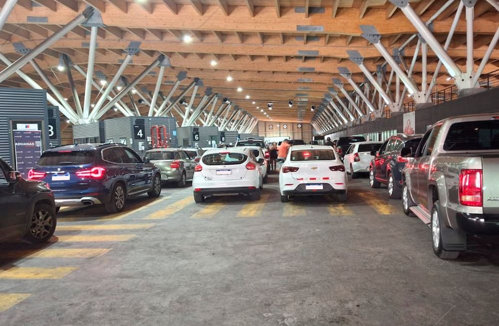 Se redujo el tiempo de demora para cruzar a Chile. Foto: Gendarmería Nacional