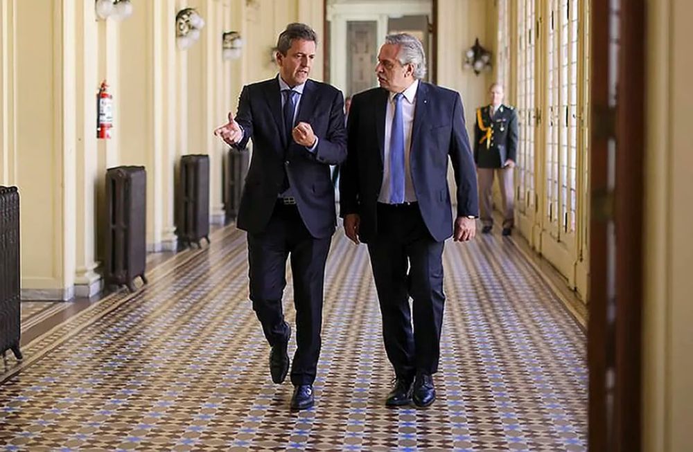 Sergio Massa y Alberto Fernández. (Archivo)