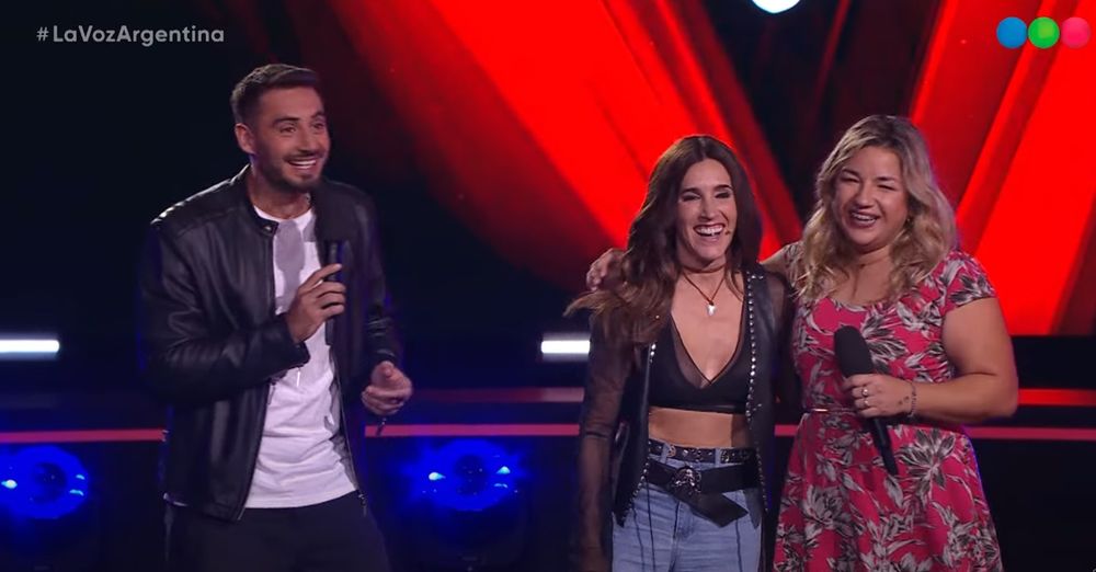 María Eugenia Cardozo amagó con Luck Ra y se fue con Soledad Pastorutti en La Voz Argentina