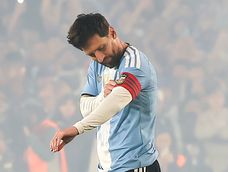 los andes en la despedida de lionel messi: las mejores fotos del ultimo partido con la seleccion argentina