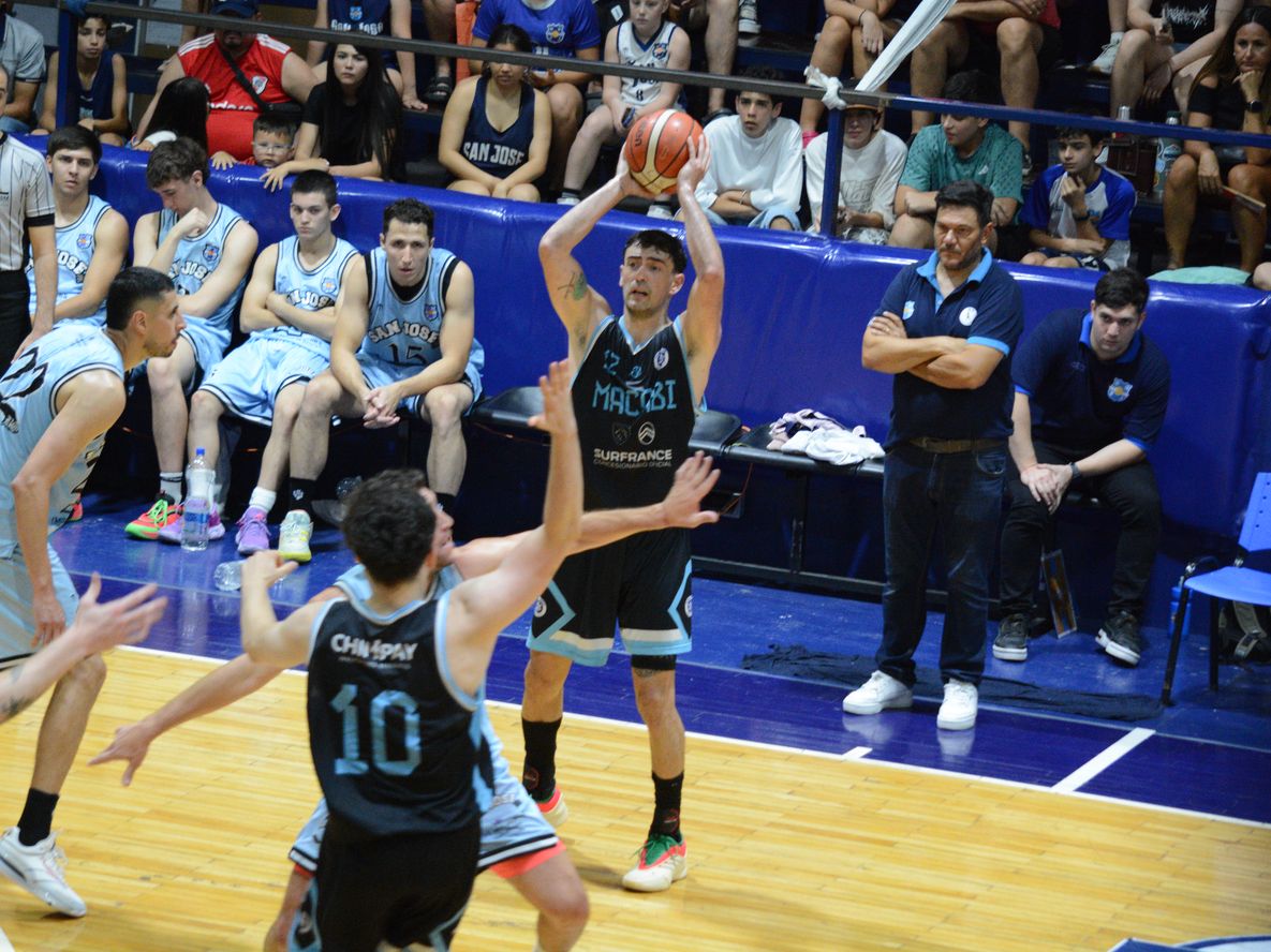BÁSQUET DE MENDOZA. Matías Jaimes con 26 puntos fue la gran figura del Club Israelita Macabi.&nbsp;