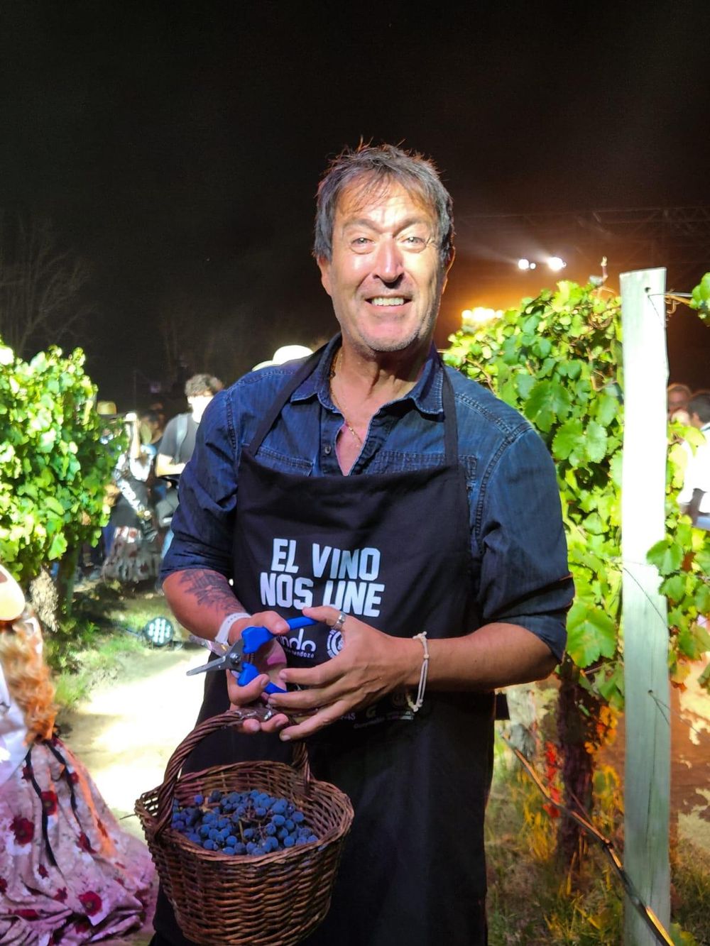 Pablo Aristizábal participó de las actividades de Vendimia.
