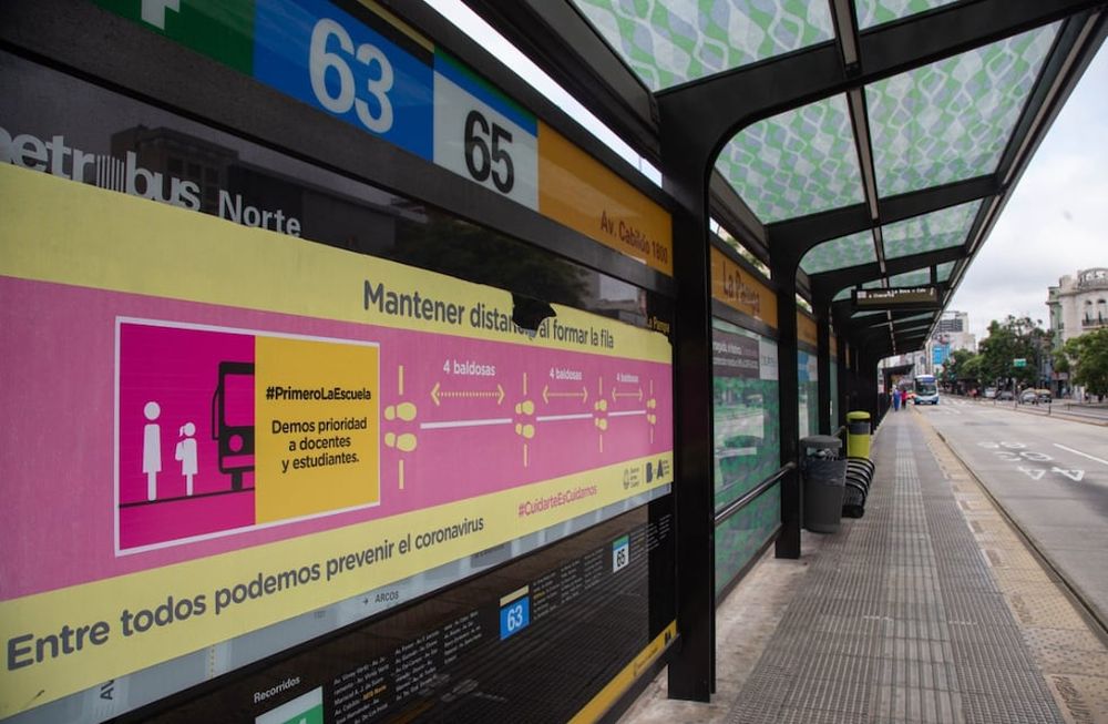 Parada de colectivo Caba. (Web)