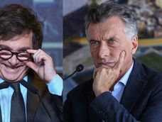 Javier Milei y Mauricio Macri