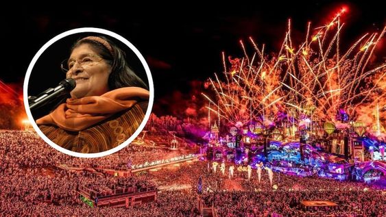 Una DJ puso a Mercedes Sosa en el festival de electrónica más importante del mundo y la reacción del público sorprendió. Foto: Tomorrowland.