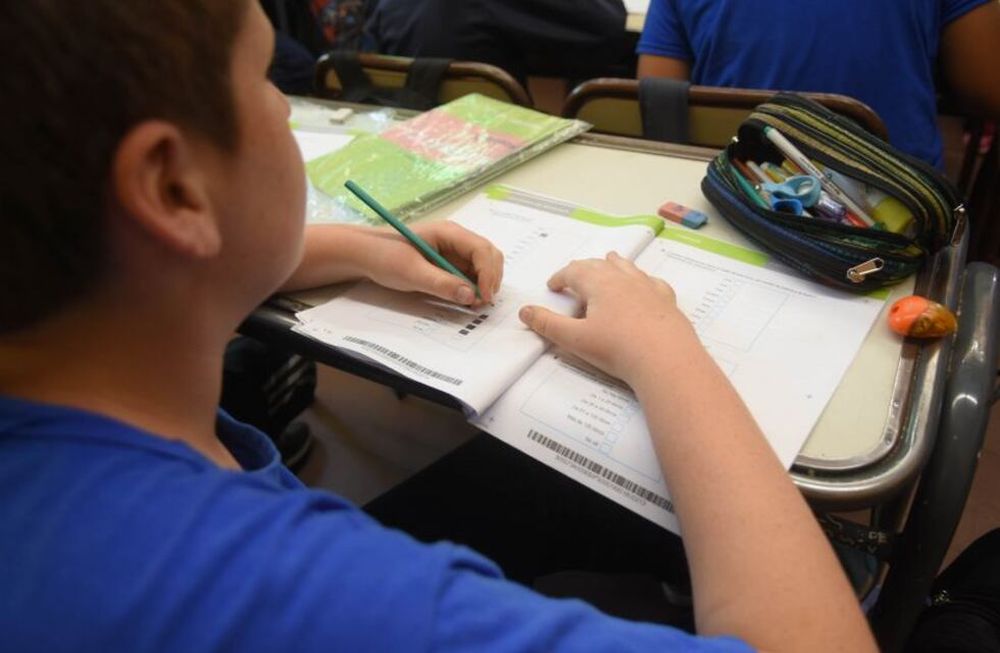 En la última semana de agosto harán Pruebas “Aprender” piloto a chicos de la primaria y en todo el país serán en diciembre. Foto: Ignacio Blanco / Los Andes