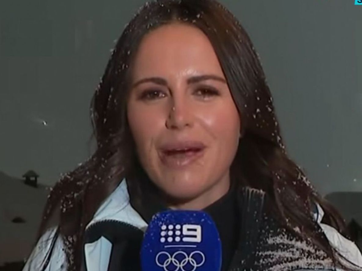 La periodista que salió al aire alcoholizada en los Juegos Olímpicos de Invierno.