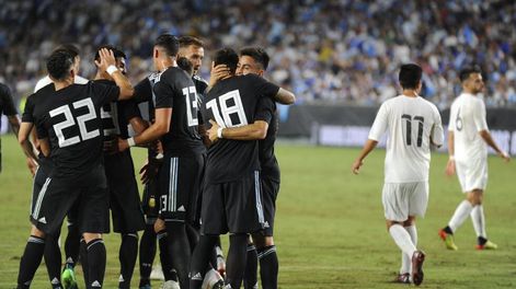 Argentina gustó y goleó en el amitoso contra Guatemala