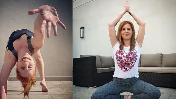 Agustina Kämpfer y sus increíbles posturas de yoga
