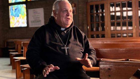 Monseñor Marcelo Colombo en Argentina recibe al Papa.