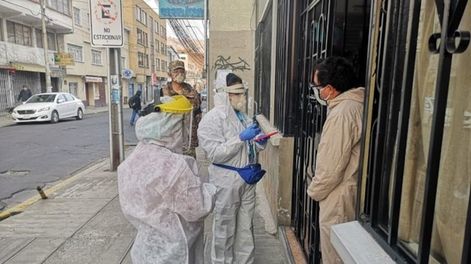 Los Andes | Rastrillaje masivo en La Paz, para frenar el coronavirus.
