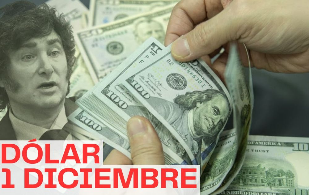 Dólar lunes 1 diciembre