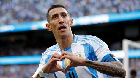 Di María y su golazo ante Ecuador.