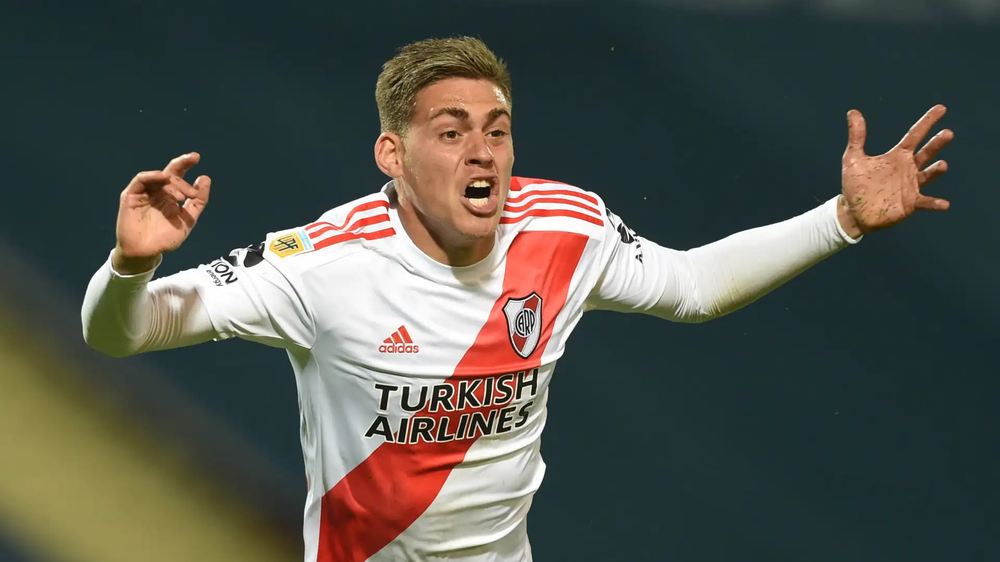 El delantero debut&oacute; en River en 2019.