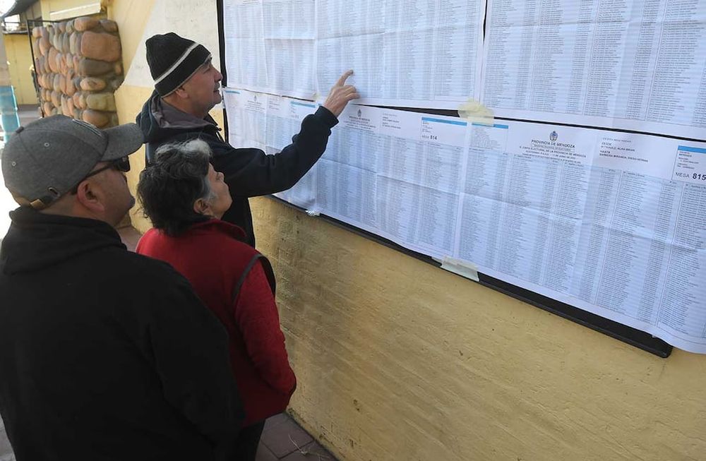 Habilitaron el padrón electoral para revisar datos personales de cara a las elecciones legislativas de 2025. Foto: Los Andes