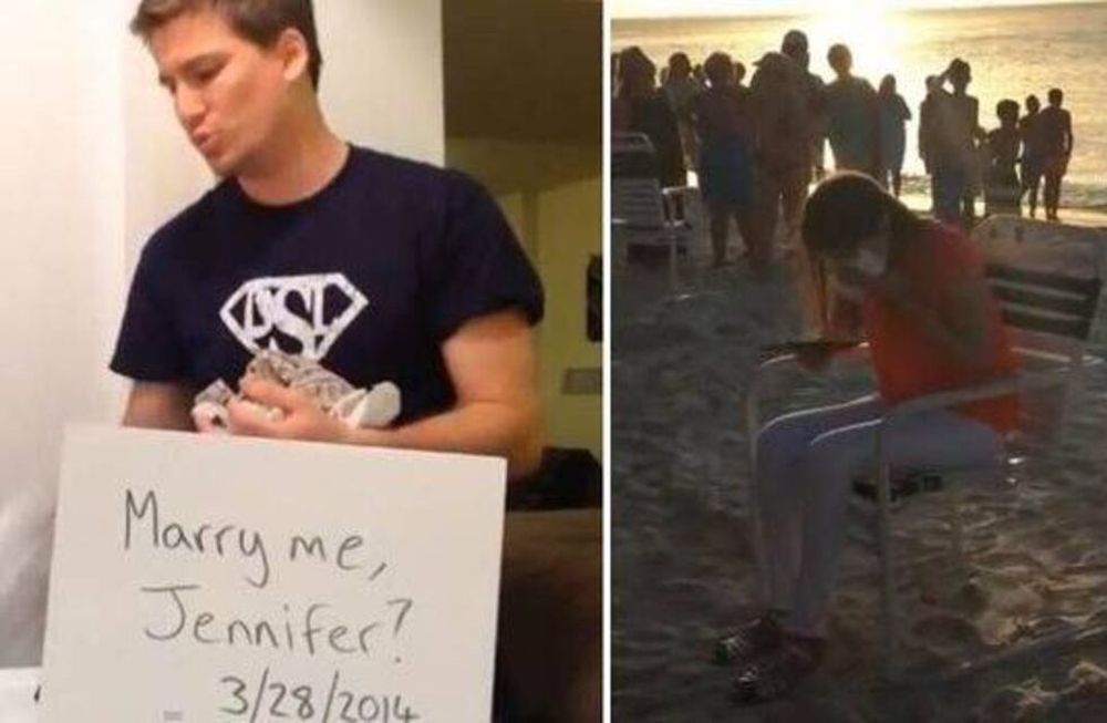 El más romántico del mundo: le propuso casamiento 365 días seguidos