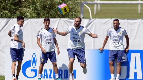 Tras el decepcionante debut, Argentina se entrenó en Bronnitsy