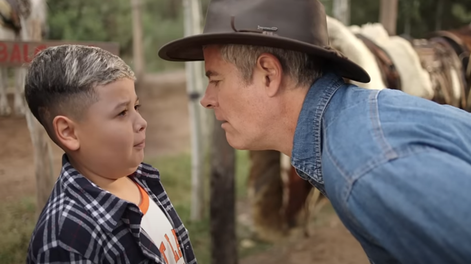La cocina del Manso spot de Mendoza: Mike Amigorena, el niño Aguante Taiere y la increíble coincidencia con un actor. Foto: Captura Video