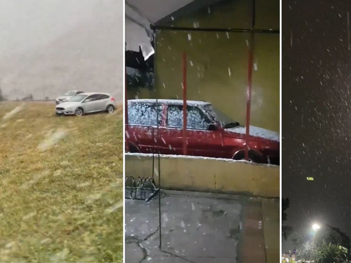 Sorpresa por nevadas en Buenos Aires: volvió a nevar después de 18 años