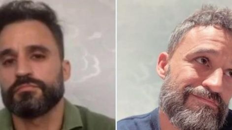 El enfermero mostró una entrevista que le realizaron en marzo de 2020 cuando empezó la pandemia y otra imagen en una entrevista actual.