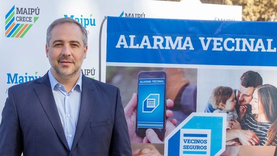 Stevanato colocará alarmas comunitarias en 100 barrios de Maipú