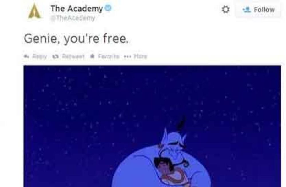 Polémica por el  tweet de la Academia de Hollywood sobre la muerte de Robin Williams