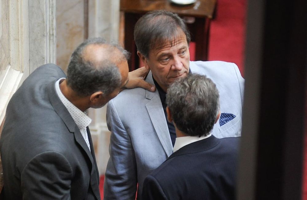 El diputado Oscar Zago en la Cámara de Diputados. Foto Federico López Claro