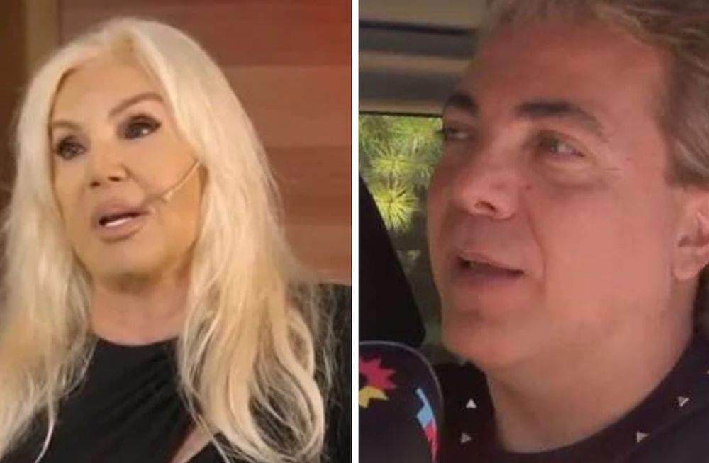 El gesto polémico de Susana Giménez con Cristian Castro. / Archivo
