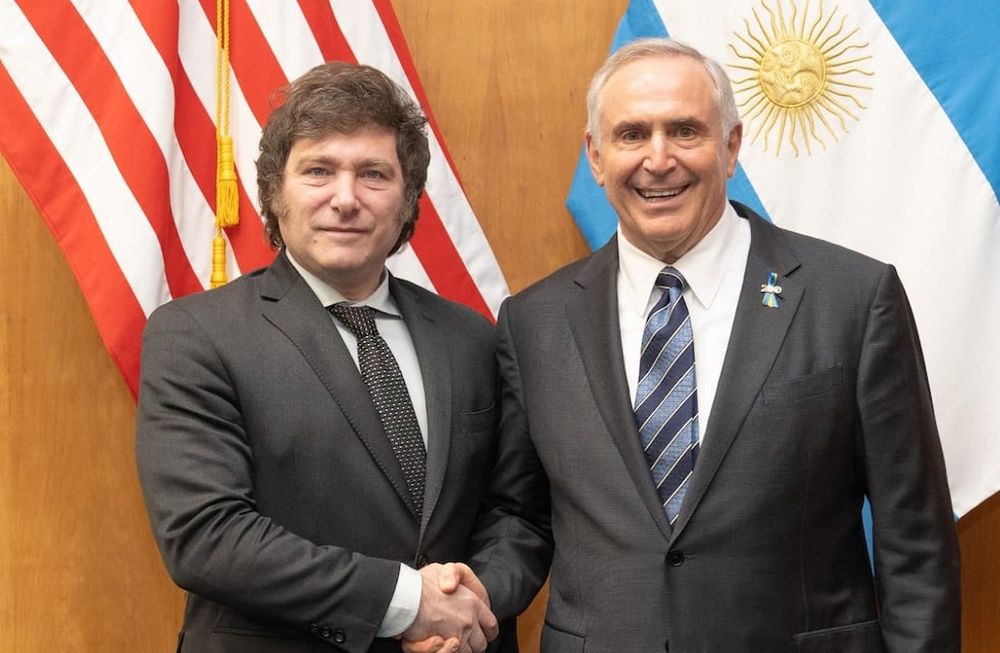 El embajador de EE.UU. confirmó que Javier Milei podría reunirse con funcionarios en Washington la próxima semana.