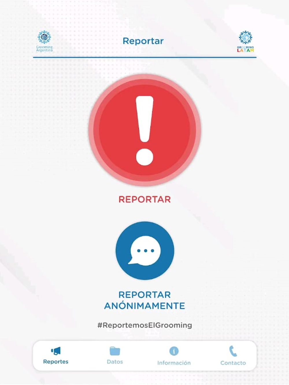Aplicación de Grooming Argentina 