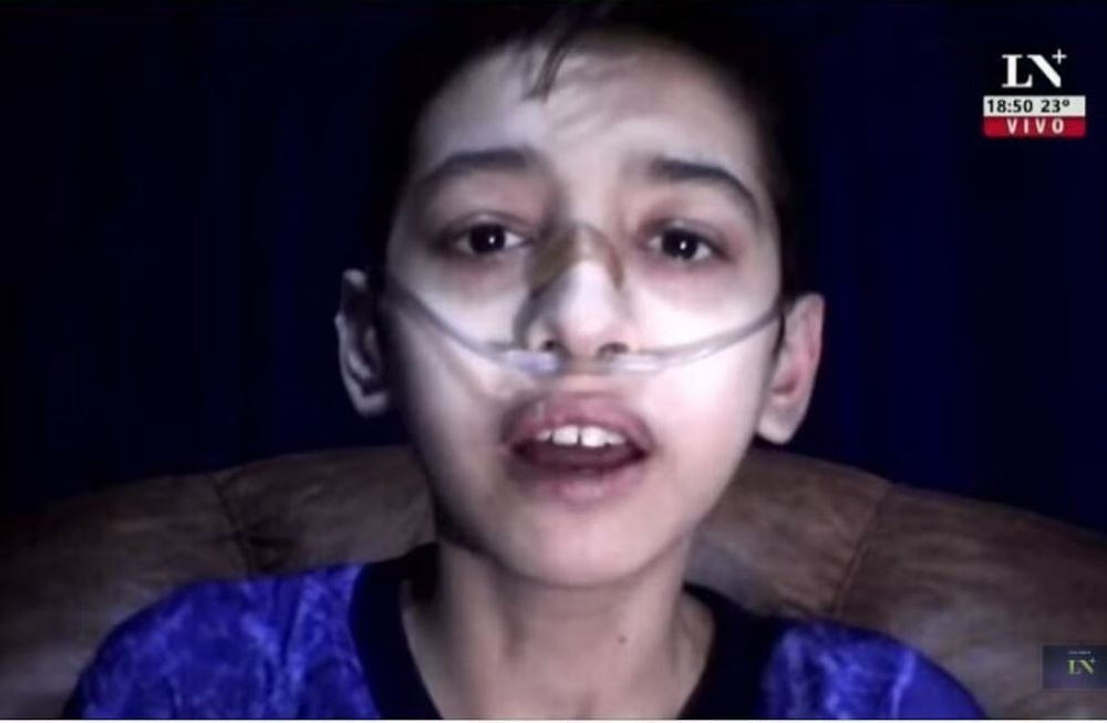 Mateo Figueredo sufre de una enfermedad llamada Fibrosis quística y necesita un medicamento que cuenta unos 300 mil dólares. Foto: Gentileza LN+