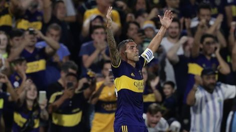 Carlitos Tevez, figura exlcusiva del Xeneize, campeón de la última superliga argentina. / Gentileza.