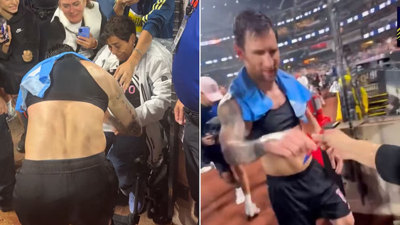 El emocionante gesto de Messi con una abuela argentina que conmovió a todos