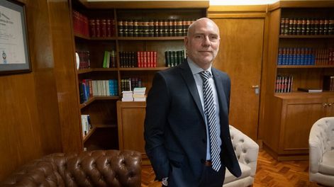 Dalmiro Garay fue reelecto como presidente de la Suprema Corte de Justicia de Mendoza. - Ignacio Blanco / Los Andes