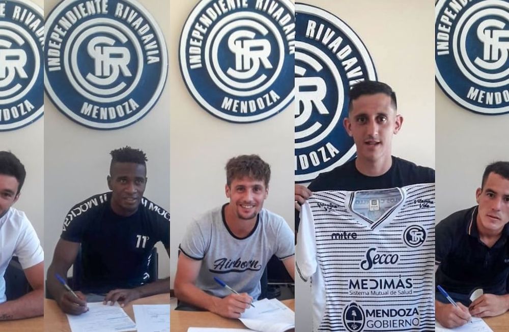 Cinco nuevas incorporaciones en la Lepra. /Gentileza prensa de Independiente Rivadavia