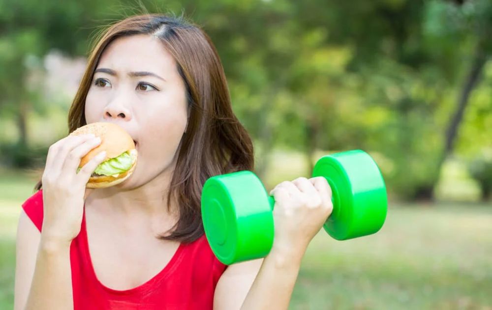 El ejercicio físico no debe intervenir con la digestión.