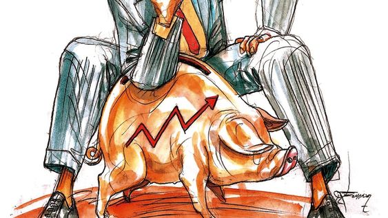 El autor hace un paralelismo entre el difícil escenario de la economía a nivel internacional y la delicada realidad que se está formando dentro del país. / Foto; Ilustración: Gabriel Fernández.