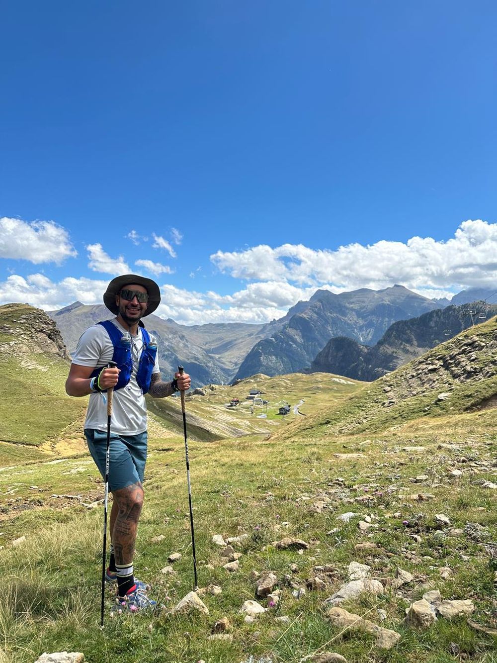 El atleta mendocino que dejó todo para instalarse en Andorra y cumplir su sueño de ser corredor profesional. Foto: gentileza Valentín Romero