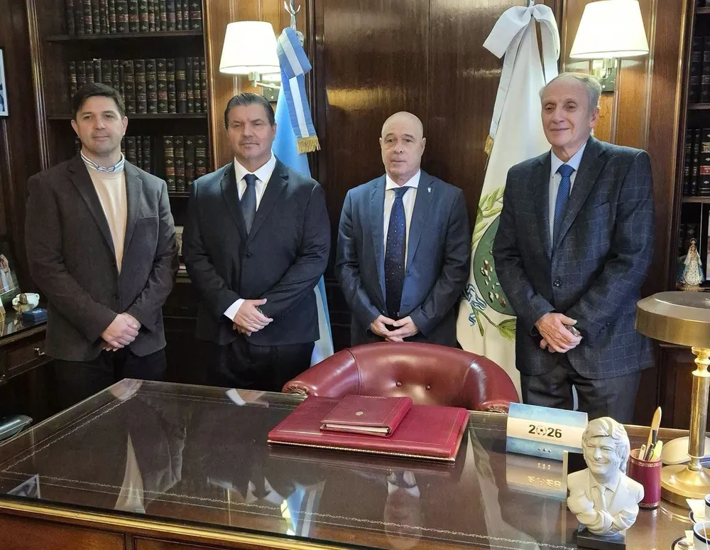 San Martín: Sin plata y con la caja al límite, Rufeil salió a buscar fondos. (Gentileza Prensa Municipalidad de San Martín)