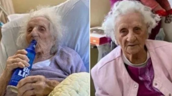 La resistente centenaria polaca se recuperó y en la residencia le ofrecieron una Bud Light helada, porque sabían por su familia de que era su bebida favorita