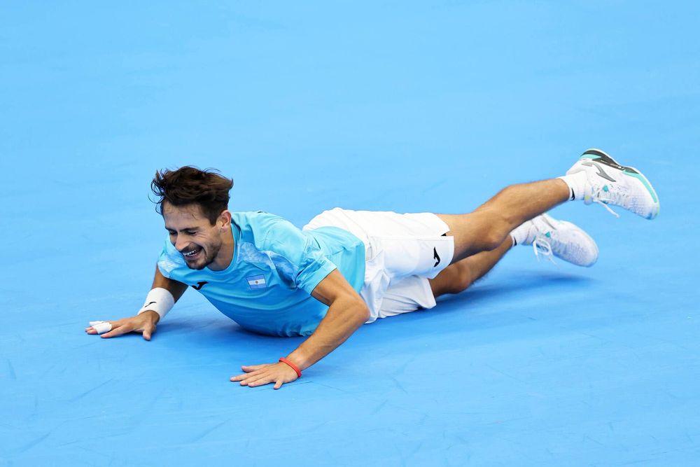 El jugador de tenis argentino: Mariano Navone