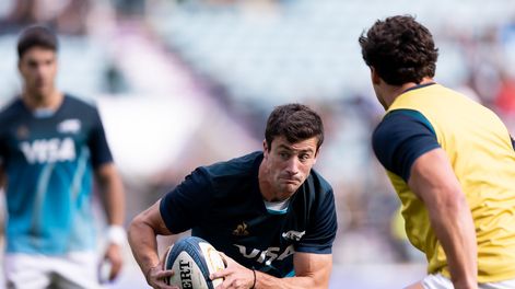 Rugby. Bautista Delguy uno de los referentes de Los Pumas de buen nivel ante Gales &nbsp;
