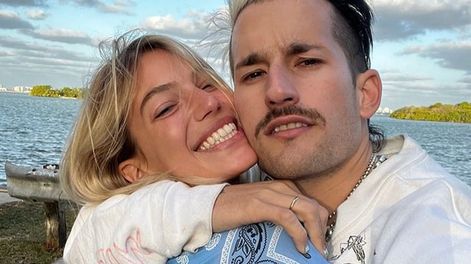 Stefi Roitman y Ricky Montaner. (Instagram)