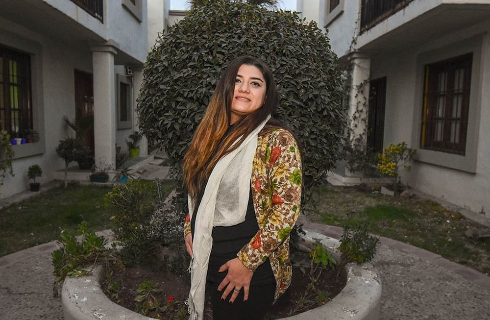 Carla Rosales comenta que el lado positivo del año pasado, el primero de la pandemia, fue trabajar de corrido, hasta las 19. foto: Mariana  Villa / Los Andes